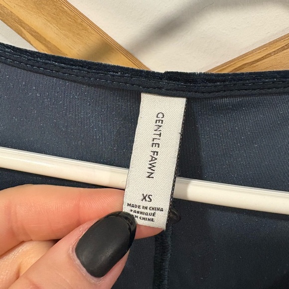 Gentle Fawn Midnight Blue Velvet Dress - Picture 5 of 8